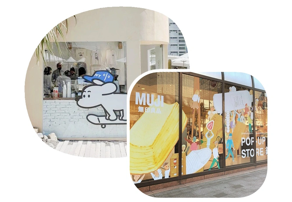 Honpo custom stickers for your business